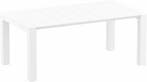 Tuintafel - Vegas Medium - Wit - Uitschuifbaar 180/220 cm, Verzenden, Nieuw