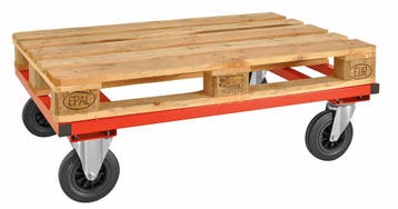 Kongamek palletonderwagen voor Europallet - Rood - Staal -, Verzenden