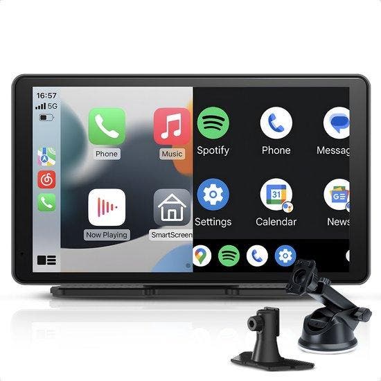 2dekans | CarMe CarPlay Scherm 7 Inch - Apple CarPlay &, Auto diversen, Auto-accessoires, Zo goed als nieuw, Ophalen of Verzenden