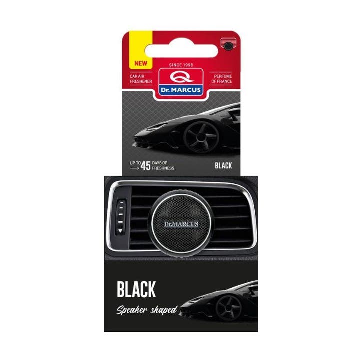 Dr. Marcus Speaker Shaped Black Luchtverfrisser met, Auto diversen, Auto-accessoires, Ophalen of Verzenden