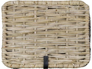 Basil Dijon L - Fietsmand voorop - Rotan met deksel -, Verzenden, Nieuw, Basil