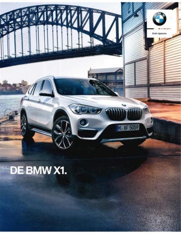 2018 BMW X1 BROCHURE NEDERLANDS, Nieuw, BMW, Author