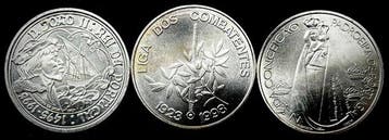 Portugal. Lote de 1 Moeda e 2 Medalhas de Prata (INCM) –