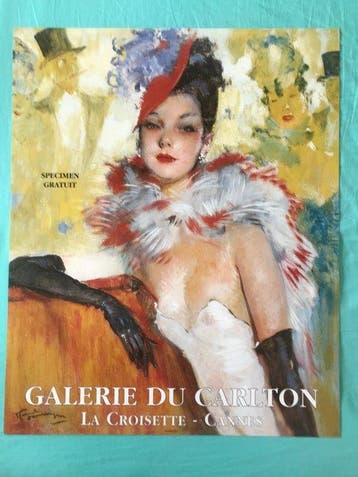 Jean Gabriel Domergue - tableaux de maîtres - jaren 1950