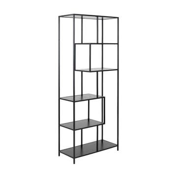 *WOONWINKEL* Open Kast Van Staal Met Zwart Essen, Verzenden, Nieuw