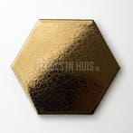 Wandtegel scale hexagon honingraad 6-hoekig goud, Ophalen, Nieuw, 10 m² of meer, Wandtegels