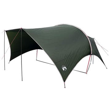 vidaXL Camping Tarp Waterbestendig Legergroen 550 x 400 x, Verzenden, Nieuw, Tot en met 2
