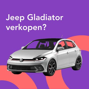 Jouw Jeep Gladiator snel en zonder gedoe verkocht.