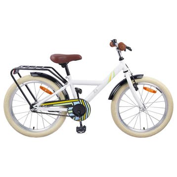 vidaXL Kinderfiets 18 Inch voor 5-7 jaar Wit, Verzenden, Nieuw