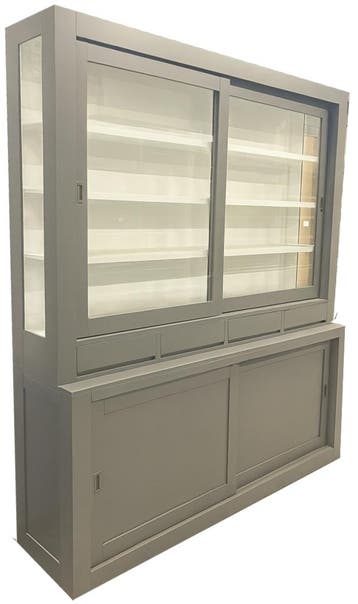 Buffetkast grijs Terborg XL soft close 220 x 240cm, Huis en Inrichting, Ophalen of Verzenden, Nieuw