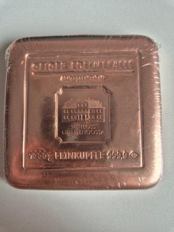 1 kilogram - Koper .999 - Geiger Edelmetalle, Germany -