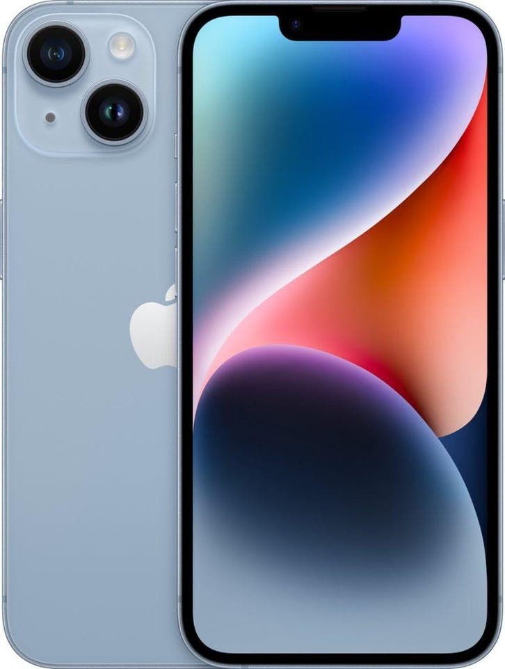 APPLE Iphone 14 128GB Blue, Telecommunicatie, Mobiele telefoons | Apple iPhone, Zonder abonnement, 8 GB, iPhone 14, Zonder simlock