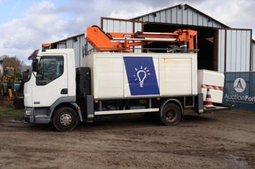 Veiling: Hoogwerker Vrachtwagen DAF AE45CF Diesel 185pk 2006, Ophalen