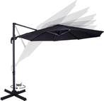 2dekans | VONROC Premium Zweefparasol Bardolino Ø300cm –, Ophalen of Verzenden, Zo goed als nieuw
