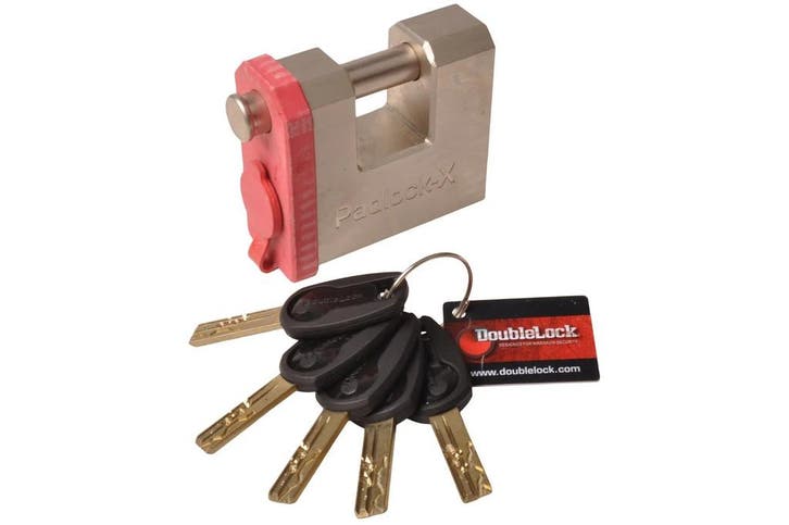 DoubleLock Padlock X - SCM gekeurd - Los slot fixed lock., Auto diversen, Aanhangwagen-onderdelen, Ophalen of Verzenden