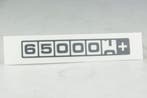 Sticker 650000+ KM PLATINA, Ophalen of Verzenden, Nieuw