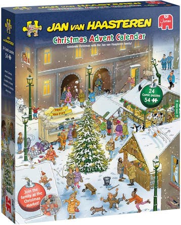 Jan van Haasteren - Adventskalender 2026 Puzzel (24 x 54, Verzenden, Nieuw