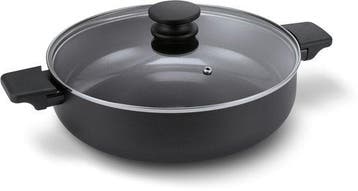 Brabantia VANTA Hapjespan - Ø 28 cm – Glazen deksel, Verzenden, Nieuw