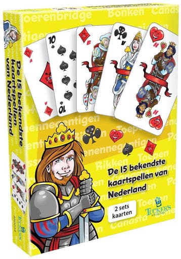 De 15 Bekendste Kaartspellen | Tuckers Fun Factory -, Hobby en Vrije tijd, Gezelschapsspellen | Kaartspellen, Verzenden, Nieuw