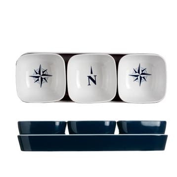 Scheepsservies Northwind Snackset / Tappasset, Ophalen of Verzenden, Nieuw
