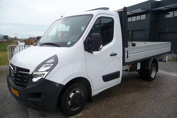 Opel Movano 2.3 Turbo L2H1 pick-up dubbel lucht 130 pk E6, Gebruikt, Euro 6, Wit, Lease