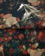 French Terry Bloemen & Paarden, Nieuw, Overige kleuren