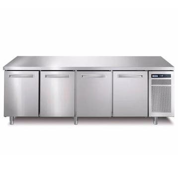 Bakkerij koelwerkbank | 480L | 4 deuren | 2560x800x900 mm, Verzenden, Nieuw in verpakking