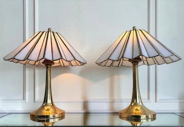 Honsel Leuchten - Tafellamp (2) - Set van twee vintage, Nieuw