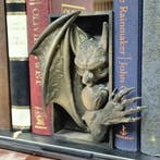 Unique Handcrafted bat Book Nook | Mystical bat Bookend | Fa, Verzenden, Nieuw