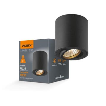 Opbouw spot armatuur zwart | Ø80mm | rond | dimbaar, Ophalen of Verzenden, Nieuw, Metaal, Plafondspot of Wandspot