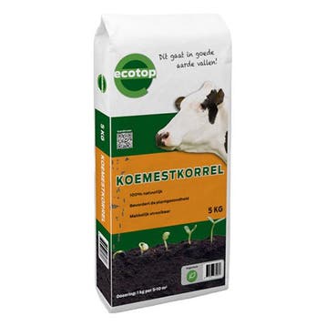 Gedroogde koemestkorrel | Ecotop | 5 kg, Verzenden, Nieuw