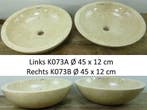 Marmer waskom sets, dubbele waskommen, wasbak, lavabo, Minder dan 50 cm, Nieuw, Ophalen of Verzenden, Minder dan 100 cm
