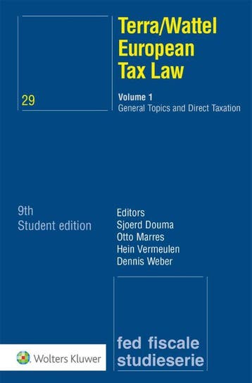 European Tax Law 1 General Topics and Direct T 9789013180145, Verzenden, Zo goed als nieuw