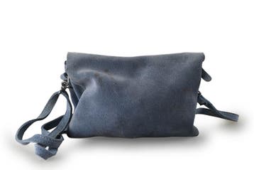 Manfield Crossbodytas Blauw, Verzenden, Gebruikt, Blauw