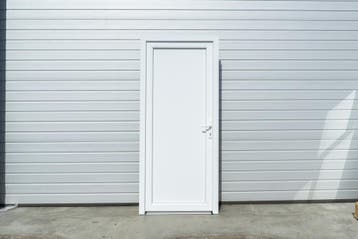Kunststof schuurdeur met kozijn - Direct leverbaar, Ophalen of Verzenden, Nieuw, Glas, Buitendeur
