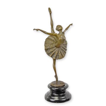 A BRONZE SCULPTURE OF A BALLERINA (Beeldjes - Decoratie), Verzenden, Nieuw