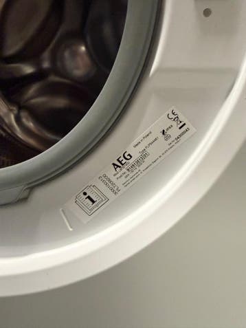 AEG ProSense wasmachine 7 kg 1400 toeren – 3 mnd garantie, Refurbished, Voorlader, 1200 tot 1600 toeren, 6 tot 8 kg