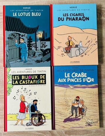 Tintin - Ensemble de 4 albums - Beperkte oplage - 2000/2025, Nieuw