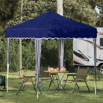 vidaXL Pop-up partytent 195 x 195 x 245 cm Blauw Oxford Stof, Verzenden, Nieuw, Partytent
