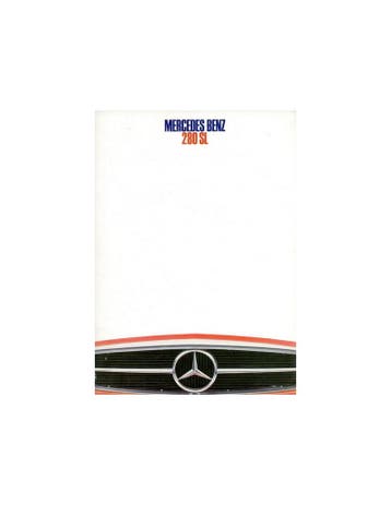 1968 MERCEDES BENZ 280 SL BROCHURE NEDERLANDS, Boeken, Nieuw, Author
