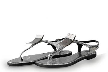 Roberto Festa Sandalen in maat 37 Zilver, Overige kleuren, Verzenden, Sandalen of Muiltjes, Zo goed als nieuw
