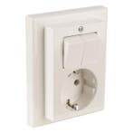 Stopcontact met schakelaar | Merten | System M, Verzenden, Nieuw
