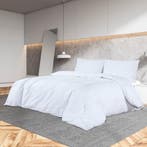vidaXL Dekbedovertrekset 200x200 cm katoen wit, Verzenden, Nieuw, Wit
