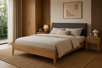 Van Schaik Aven Massief Houten Bed - 180 x 200, Nieuw