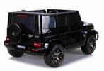 24V Mercedes-Benz G-WAGON, zwart paint,2 pers, BT, FM 4WD, Ophalen of Verzenden, Nieuw