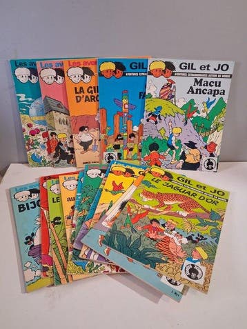 Gil et Jo - 15x B - 15 Album - Eerste druk - 1970, Boeken, Nieuw