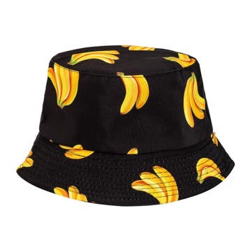 Bucket Hat Bananen, Verzenden, Nieuw, Feestartikel
