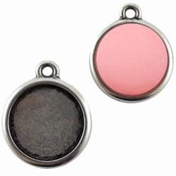 1 x Cabochon-Camée houder Metalen Ibiza cabochon setting..., Ophalen of Verzenden, Nieuw, Overige typen