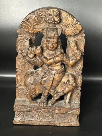 hindoeïstische of boeddhistische godheid Krishna of Vishnu -, Antiek en Kunst