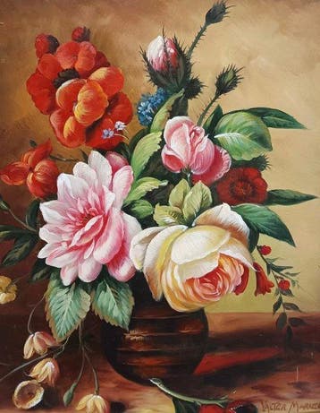 Valter Mariel (XX) - Natura, Antiek en Kunst